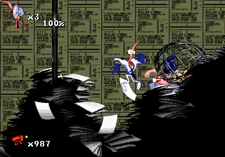 Earthworm Jim 2 screenshot 4 for Sega Genesis